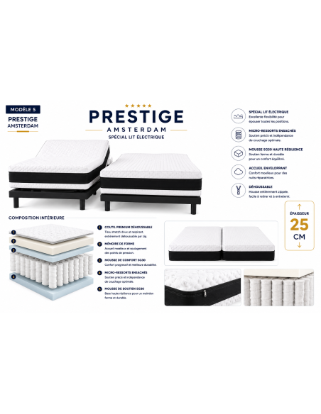 Matelas Électrique Premium — Mousse Haute Résilience | MatelasJuste
