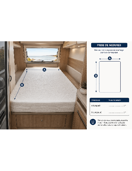 Matelas sur mesure — Rectangle