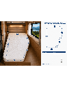 Matelas sur mesure — 1 coupe trapèze