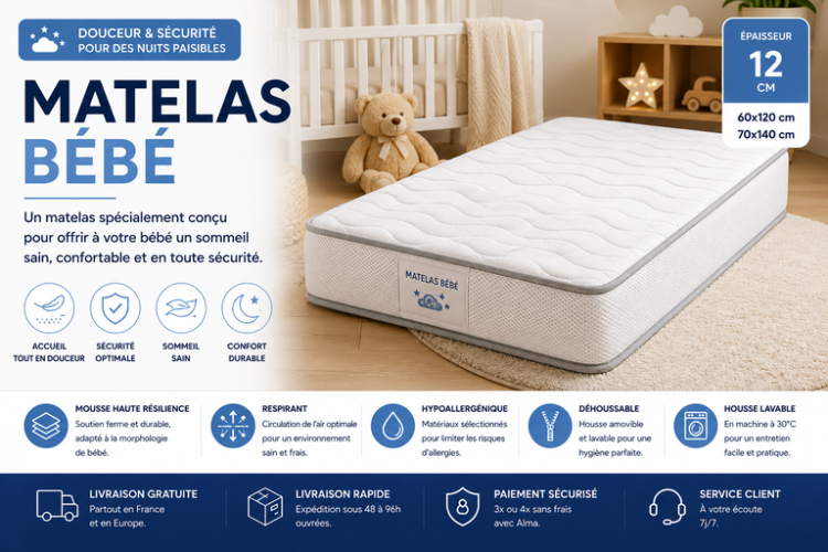 Matelas Bébé Confort